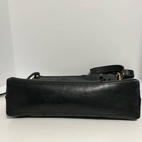 Abercrombie and Fitch Satchel Black Leather Bag - Picture 4 of 14